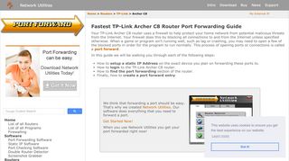 
                            7. Easiest Way to Get an Open Port on the TP-Link Archer C8 ...