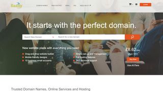 
                            3. Easily - Domain name registration | Web hosting