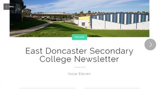 
                            5. East Doncaster Secondary College Newsletter - Issue Eleven