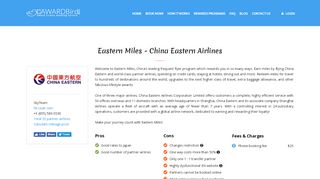 
                            8. Eastern Miles - China Eastern Airlines Frequent Flyer ...