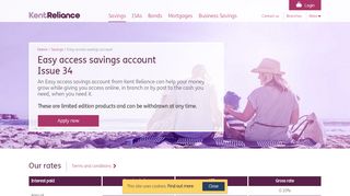 
                            3. Easy access savings account | Kent Reliance