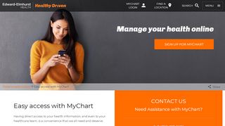 
                            2. Easy access with MyChart | Edward-Elmhurst Health