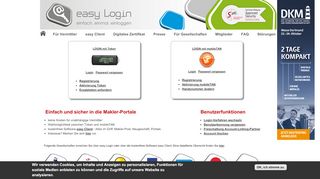 
                            1. easy login | easy Login – einfach und sicher in die Makler-Portale