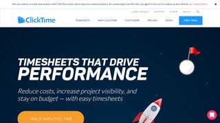 
                            8. Easy Online Timesheets | ClickTime