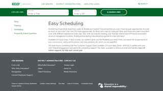 
                            8. Easy Scheduling | Kelly Educational Staffing