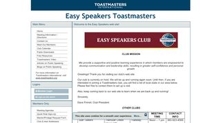 
                            6. Easy Speakers Toastmasters