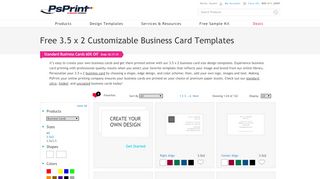 
                            1. Easy-To-Use 3.5 x 2 Business Card Design Templates