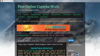 
                            2. Easy Way to Register CaptchaTypers Admin Panel For Free