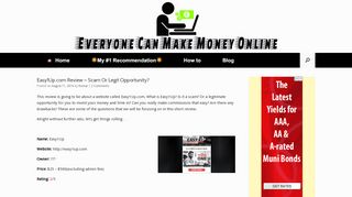 
                            8. Easy1Up.com Review – Scam Or Legit Opportunity? | Every ...