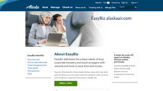 
                            7. EasyBiz for business and corporate travel | Alaska Airlines