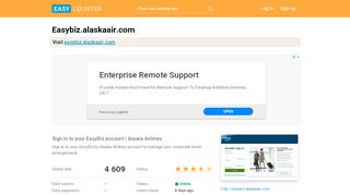 
                            1. Easybiz.alaskaair.com: Sign in to your EasyBiz account ...