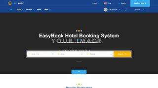 
                            6. Easybook - Hotel Booking Directory Listing Template