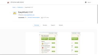 
                            8. EasyHits4U 1.1.9 - Chrome Web Store