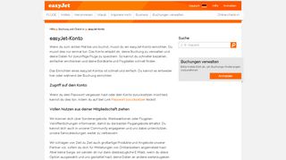 
                            4. easyJet-Konto - easyJet.com