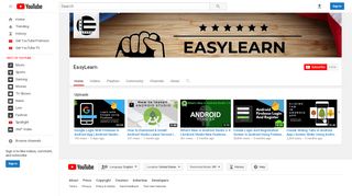 
                            6. EasyLearn - YouTube