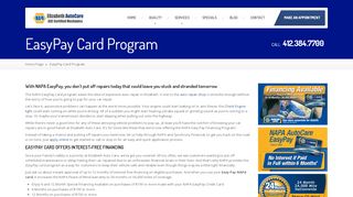 
                            8. EasyPay Card Program | NAPA EasyPay Financing Solution