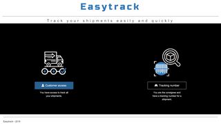 
                            1. Easytrack - Login