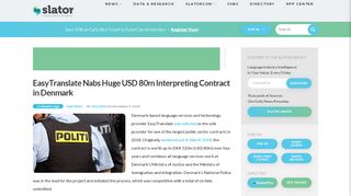 
                            4. EasyTranslate Nabs Huge USD 80m Interpreting Contract in ...