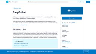 
                            8. EazyCollect | Xero App Marketplace UK