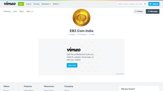 
                            7. EB3 Coin India on Vimeo