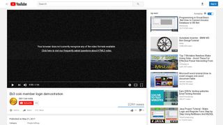 
                            2. Eb3 coin member login demostration - YouTube