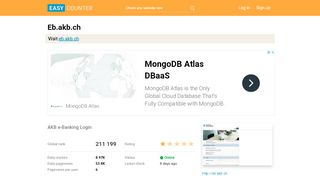 
                            3. Eb.akb.ch: AKB e-Banking Login - Easy Counter