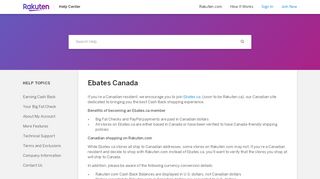 
                            4. Ebates Canada - Rakuten