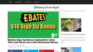 
                            4. Ebates Sign Up Bonus September 2019: This Link Gives You ...