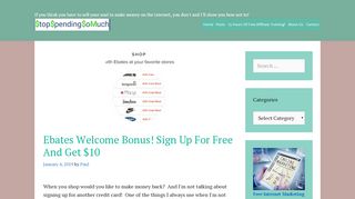 
                            6. Ebates Welcome Bonus! Sign Up For Free And Get …