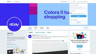 
                            7. eBay.it (@eBay_Italia) | Twitter