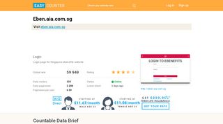 
                            7. Eben.aia.com.sg: Login - Easy Counter