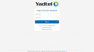 
                            2. eBill Portal - Yadtel