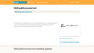 
                            8. Ebill Publiccounsel (Ebill.publiccounsel.net) - CPCS Ebill ...