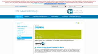 
                            4. eBilling - PPG Industrial Coatings