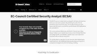 
                            4. EC-Council Certified Security Analyst - ECSA | EC-Council iClass