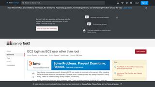 
                            9. EC2 login as EC2 user other than root - Server Fault