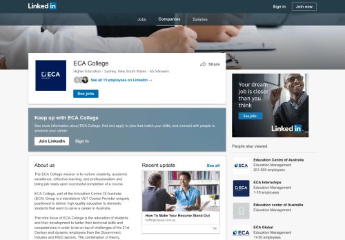 
                            6. ECA College | LinkedIn