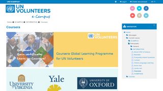 
                            6. ECAMPUS: Coursera - United Nations Volunteers ECAMPUS