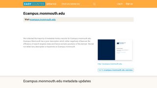 
                            8. Ecampus Monmouth (Ecampus.monmouth.edu) - Sign In