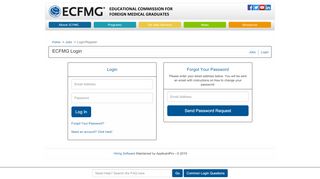 
                            6. ECFMG Login - ECFMG