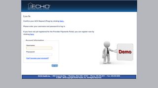 
                            1. ECHO Provider Direct - Login - ECHO Health, Inc.