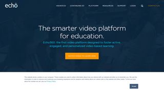 
                            3. Echo360 - The Smarter Video Platform for Higher Ed and Continuing ...