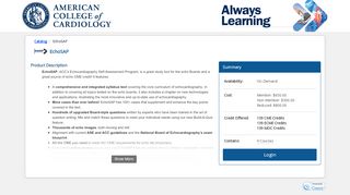 
                            1. EchoSAP - American College of Cardiology