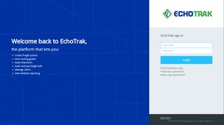 
                            3. EchoTrak Login