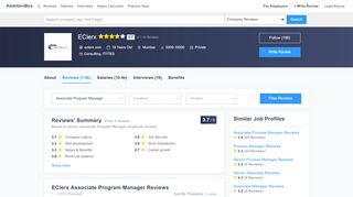 
                            8. eClerx Associate Program Manager Reviews by Employees ...