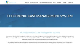 
                            2. eCMS | Integrated Case Management System | Cerenade