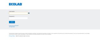 
                            1. Ecolab | Login