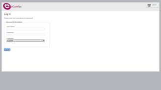 
                            5. eComFax - Log In