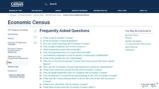 
                            7. Economic Census Frequently Asked Questions - Census Bureau