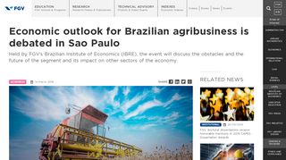 
                            4. Economic outlook for Brazilian agribusiness is debated in ...